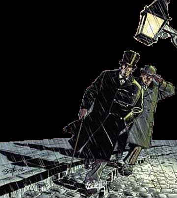 Sherlock Holmes - Le Vampire du West End (Soleil, 2002); art by Bonté