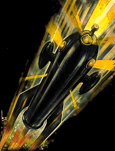 Richard-Bessière - The Conquerors of the Universe (1951) - Cover by Brantonne